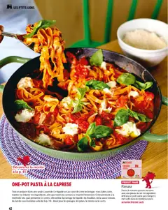 Passata, Purée de tomates passées au tamis avec une pincée de sel. Un ingrédient délicieux et polyvalent qui s'intègre à merveille dans de nombreux plats. - Voorbeeld van een folder van Delhaize, geldig van 18/08/2026 | Pagina: 42