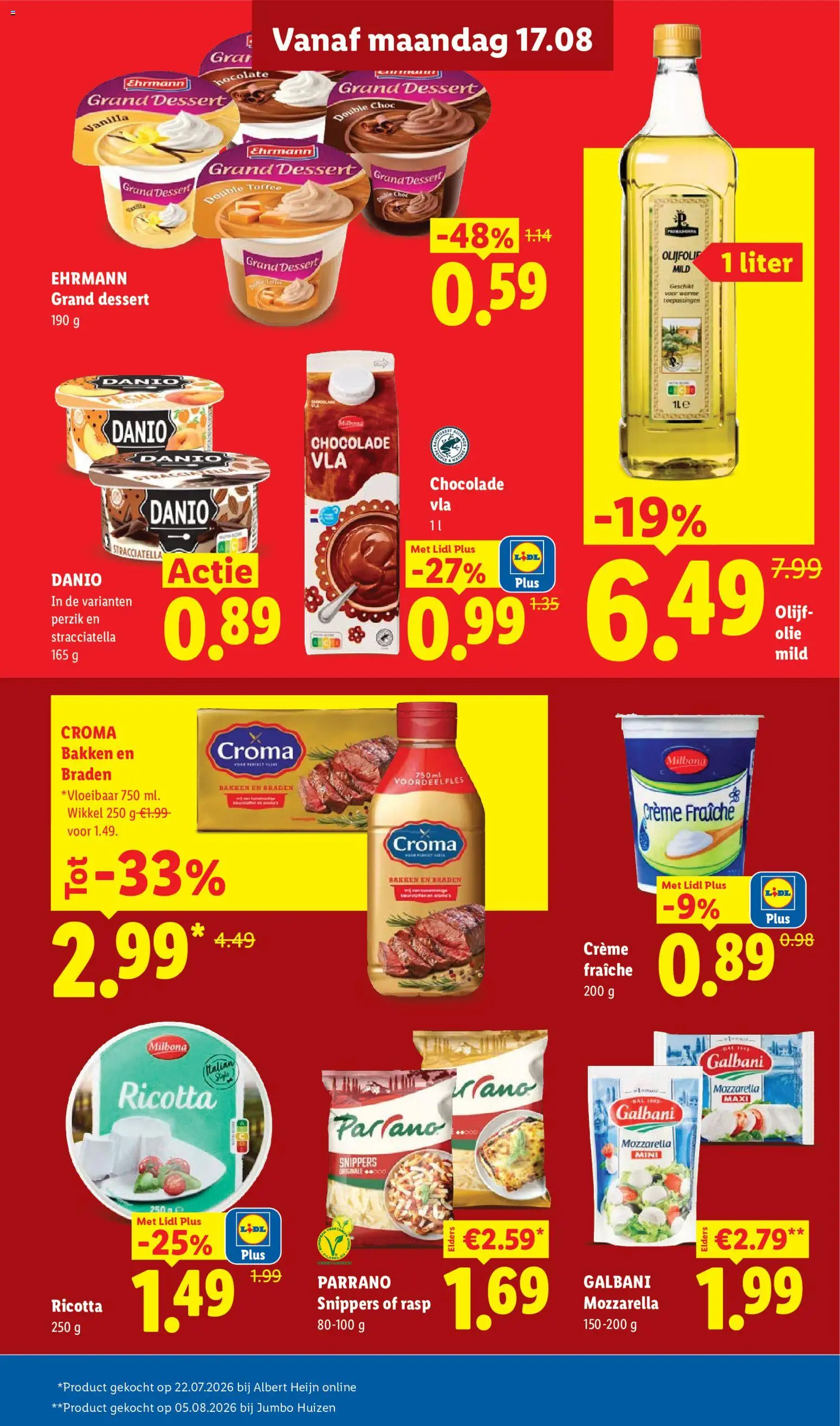 {H1} | Pagina: 11 | Producten: Olijfolie, Rasp, Ricotta, Crème