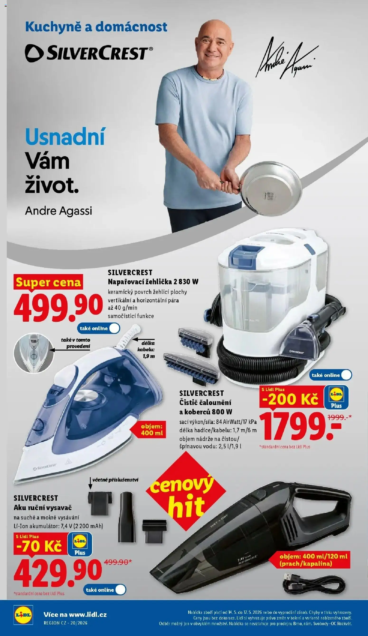 Lidl aktuální leták od 14.05.2026 | Strana: 30 | Produkty: Vysavač na suché a mokré vysávání, Ruční vysavač, Aku ruční vysavač, Kuchyně