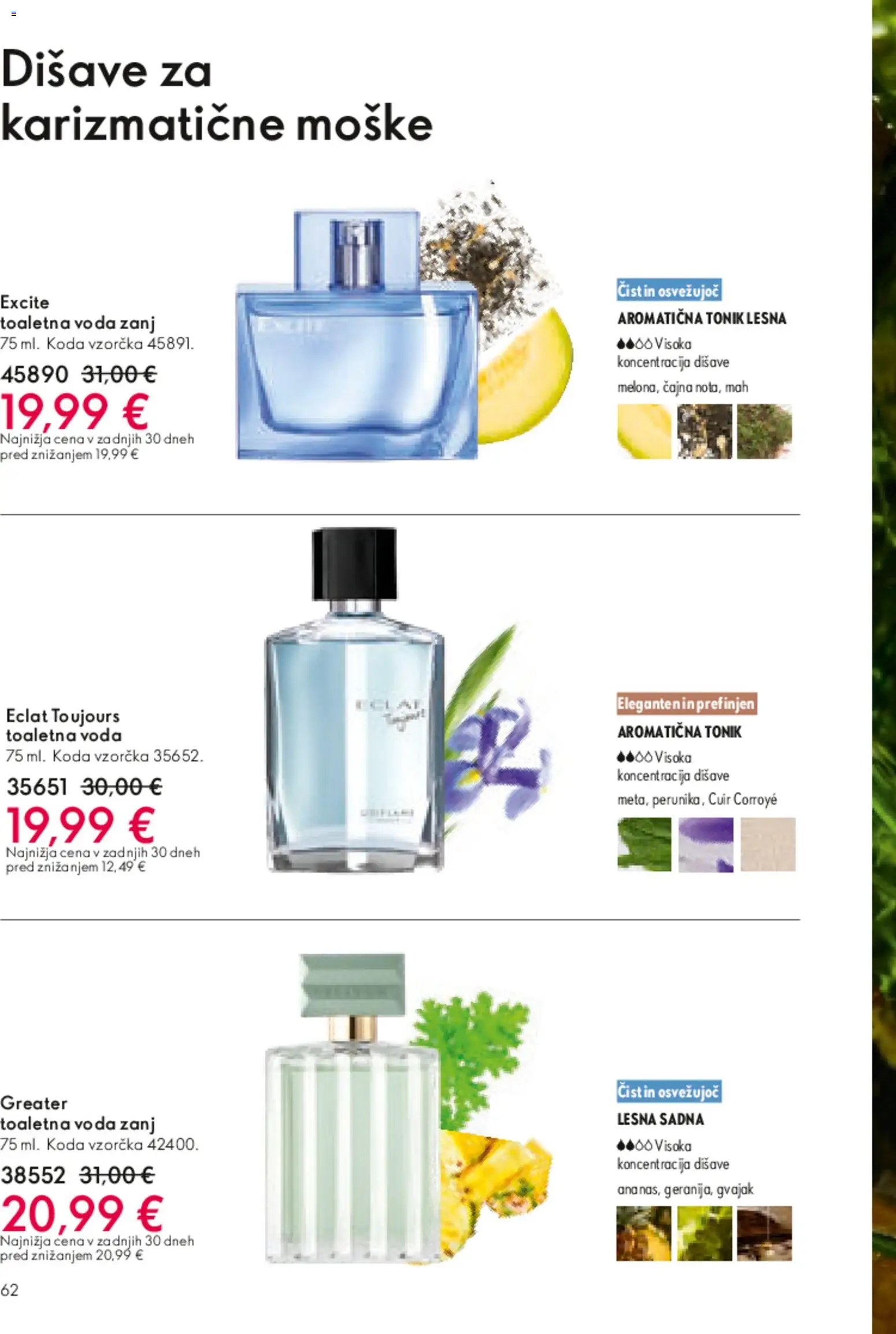 Novi Oriflame katalog ponudbe – veljaven od 13.05.2026 | Stran: 61 | Izdelki: Tonik, Voda, Toaletna voda