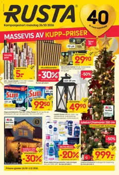 Forhåndsvisning av Rusta kundeavis gyldig fra 26/10/2026