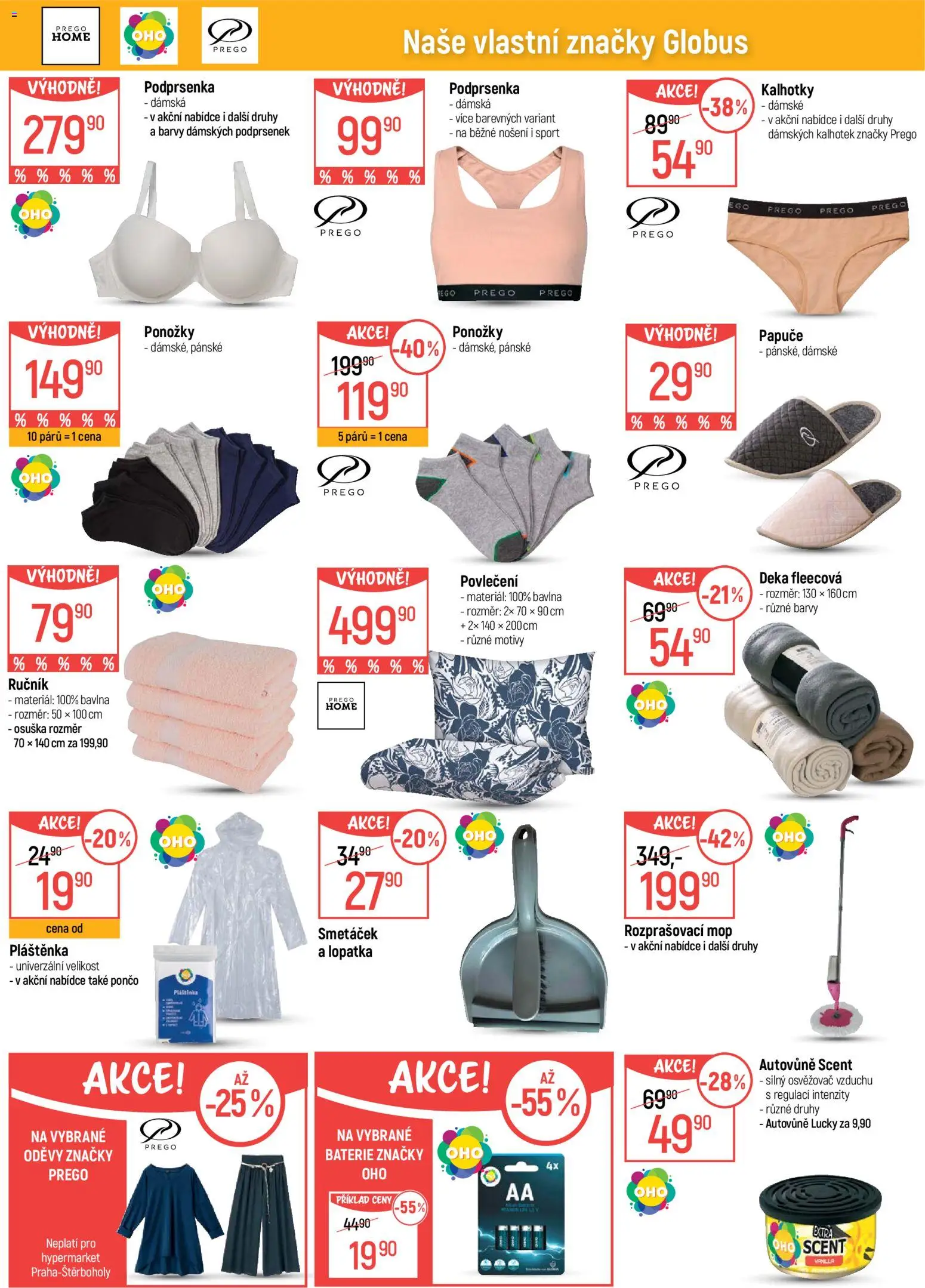 Globus leták - Havířov od 10.06.2026 | Strana: 43 | Produkty: Globus, Baterie, Papuče, Smetáček