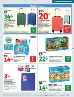 Auchan - Prévisualisation de Auchan prospectus valide à partir de 02.06.2026 | Page: 41 | Produits: Playmobil, Stylo, Combinaison, Valise