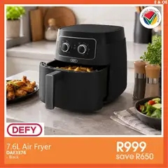 Tafelberg Furnishers specials catalogue – valid from 22/07/2026 | Page: 2 | Products: Fryer, Air fryer