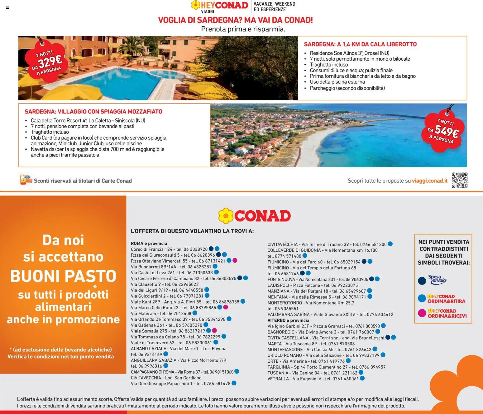 Volantino Conad del 08.04.2026 | Pagina: 27 | Prodotti: Piscina, Letto, Biancheria da letto, Bagno