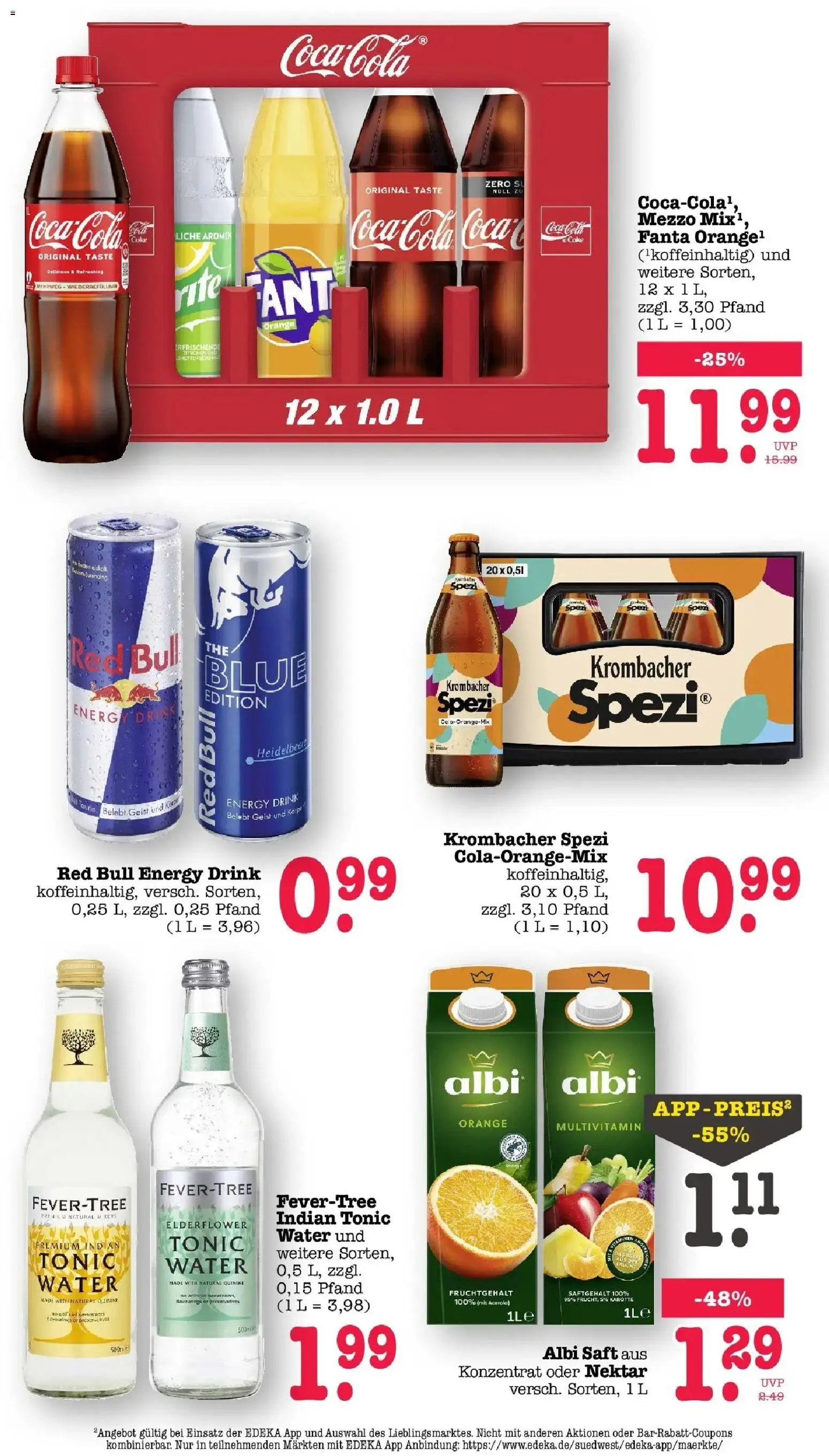 Edeka Prospekt Bühlertal (ab 10.08.2026) » Angebote Online | Seite: 49 | Produkte: Coca cola, Fanta, Krombacher, Saft