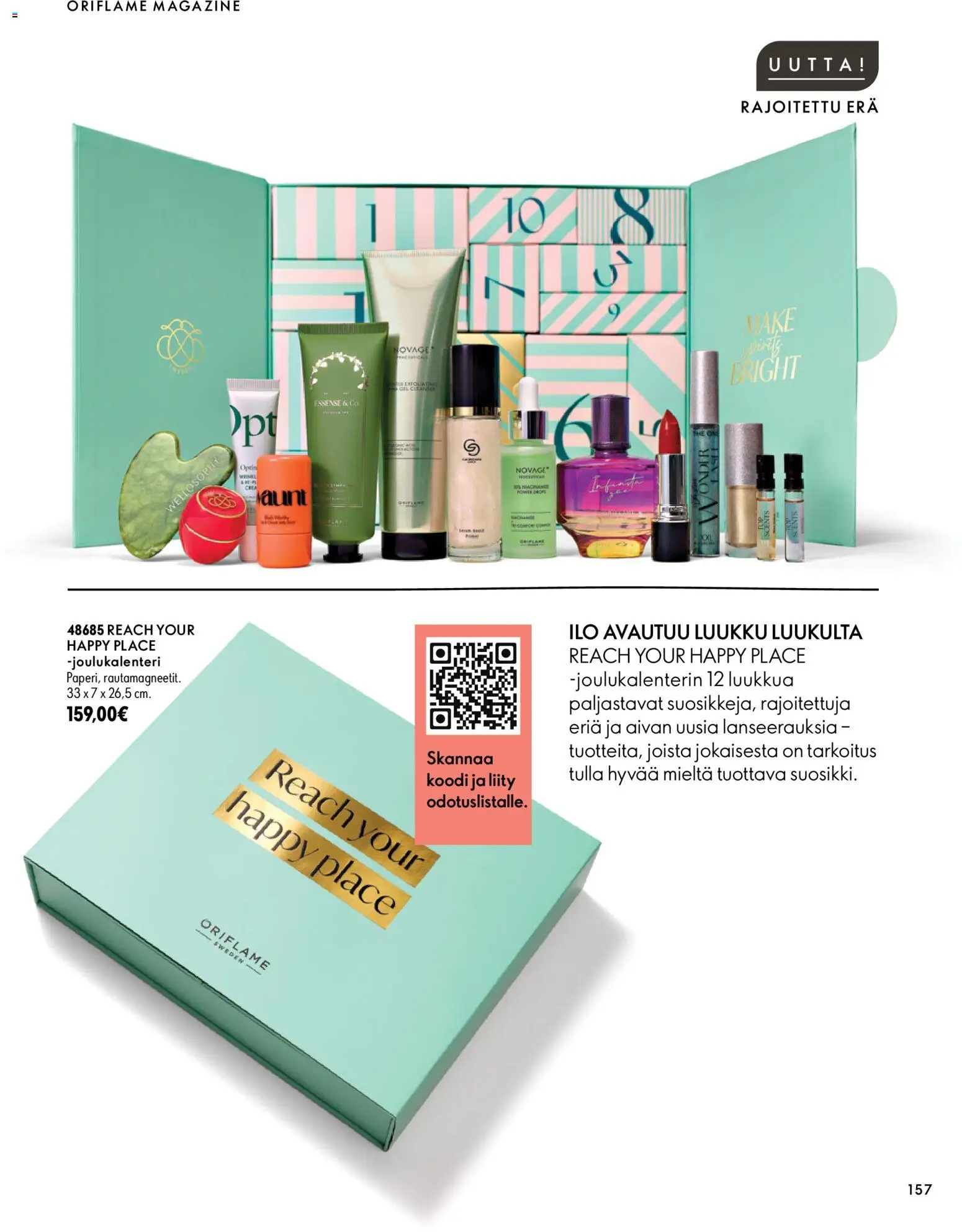 Oriflame tarjoukset – voimassa 07/10/2026 alkaen | Sivu: 157 | Tuotteet: Joulukalenteri