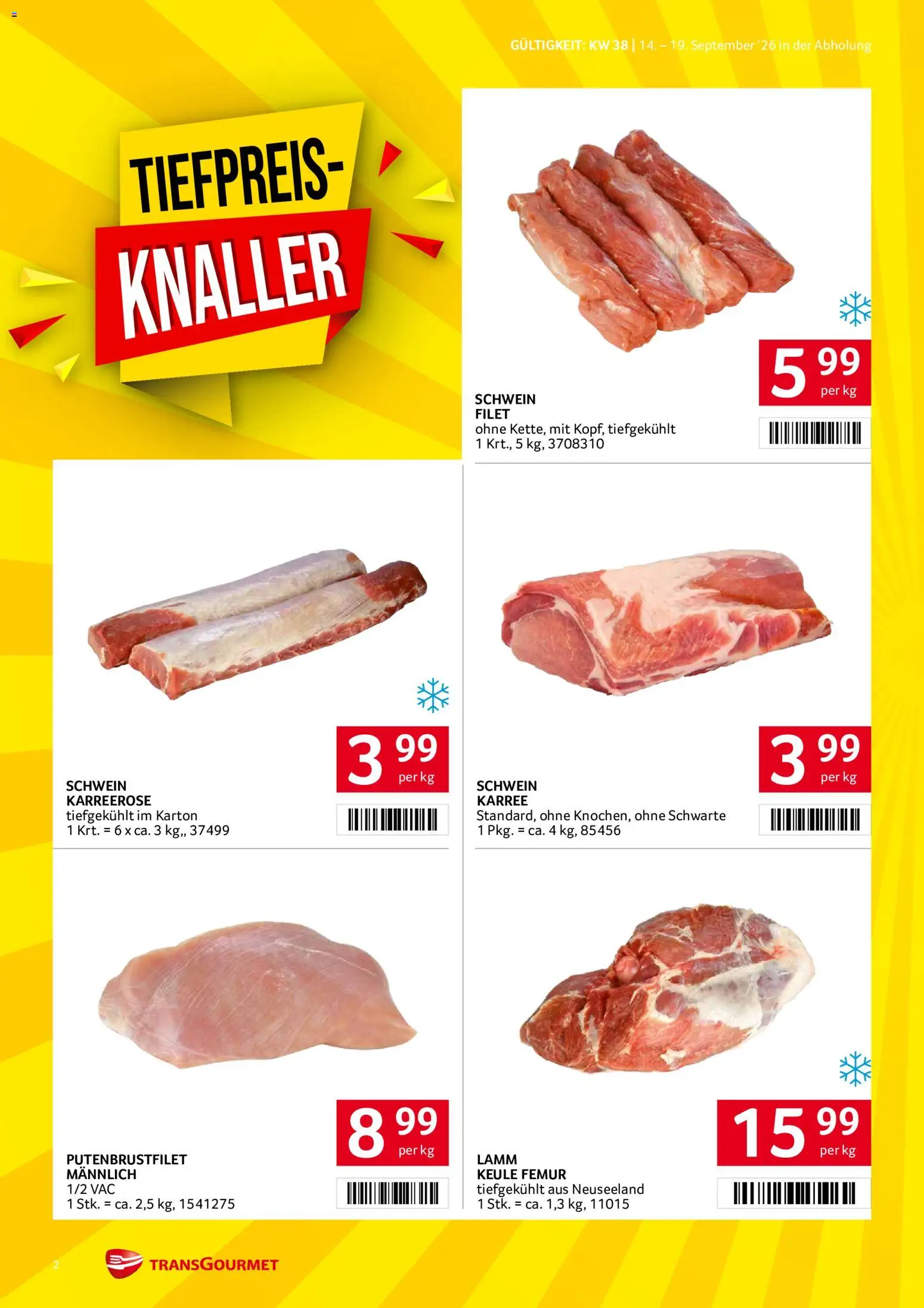Transgourmet Flugblatt gültig ab 14.09.2026 | Seite: 2