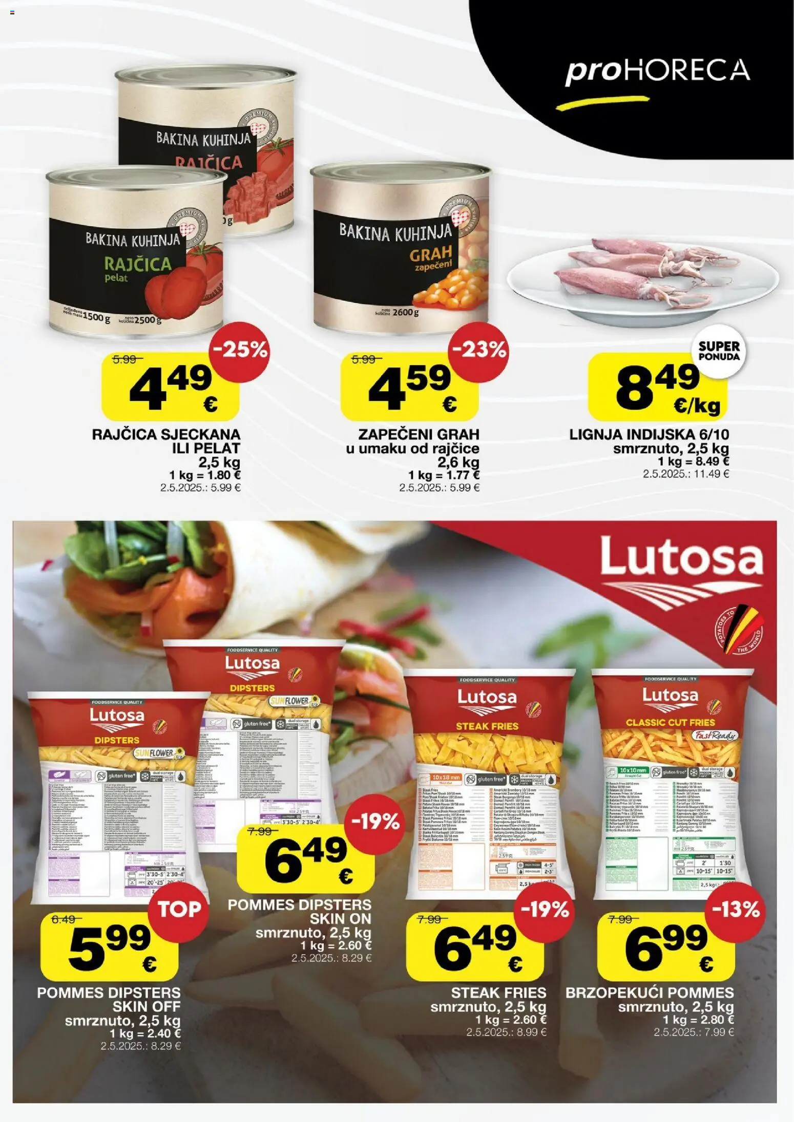 Stanić Diskont katalog | vrijedi od 15.10.2026 | Stranica: 13 | Proizvodi: Grah, Pomfrit, Rajčica, Kuhinja