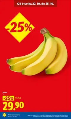 Náhled letáku Banány, Banány 1 kg od 22.10.2026 | Strana: 9