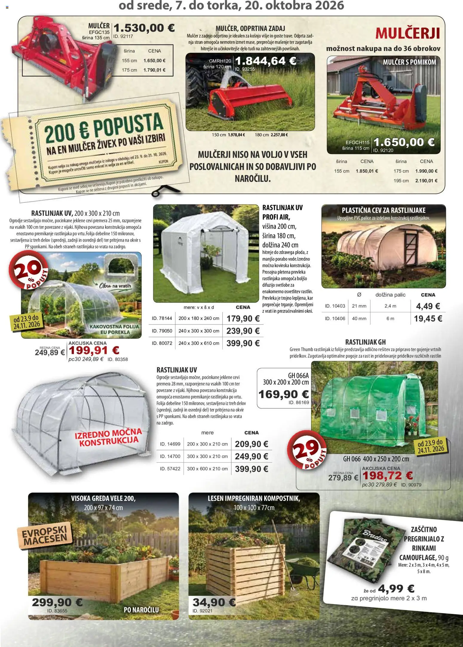 Novi Živex katalog ponudbe – veljaven od 07.10.2026 | Stran: 5 | Izdelki: Med, Okvir, Pregrinjalo, Prevleka