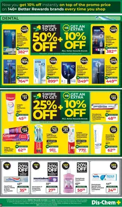 Dis-Chem specials catalogue – valid from 14.04.2026 | Page: 21 | Products: Electric toothbrush, Toothpaste, Mouthwash, Toothbrush