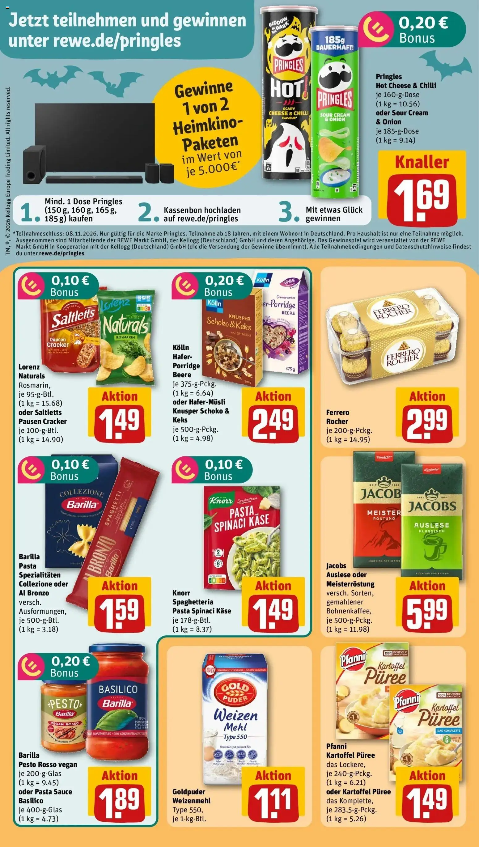 REWE Prospekt ab 26.10.2026 zum Blättern » Angebote | Seite: 16 | Produkte: Kolln, Mehl, Käse, Knorr