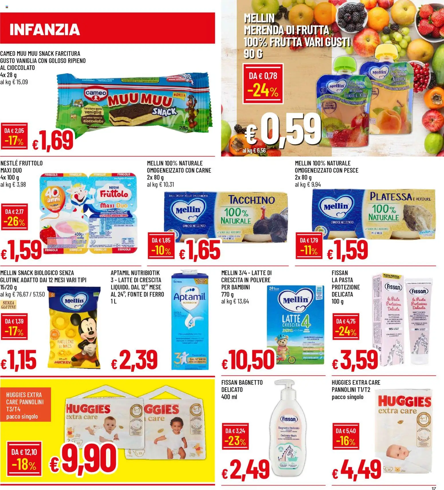Volantino Galassia del 22/10/2026 | Pagina: 17 | Prodotti: Vaniglia, Pannolini, Cioccolato, Ferro
