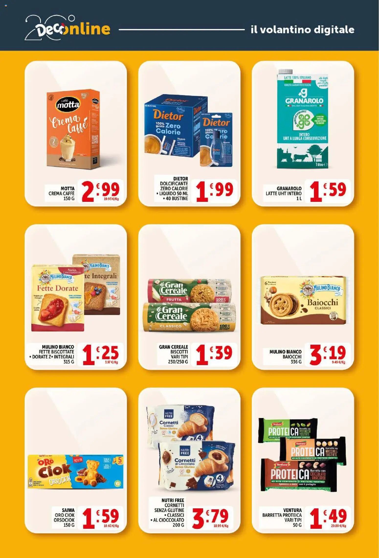 Volantino Decò del 09.04.2026 | Pagina: 26 | Prodotti: Cioccolato, Frutta, Anacardi, Fette biscottate