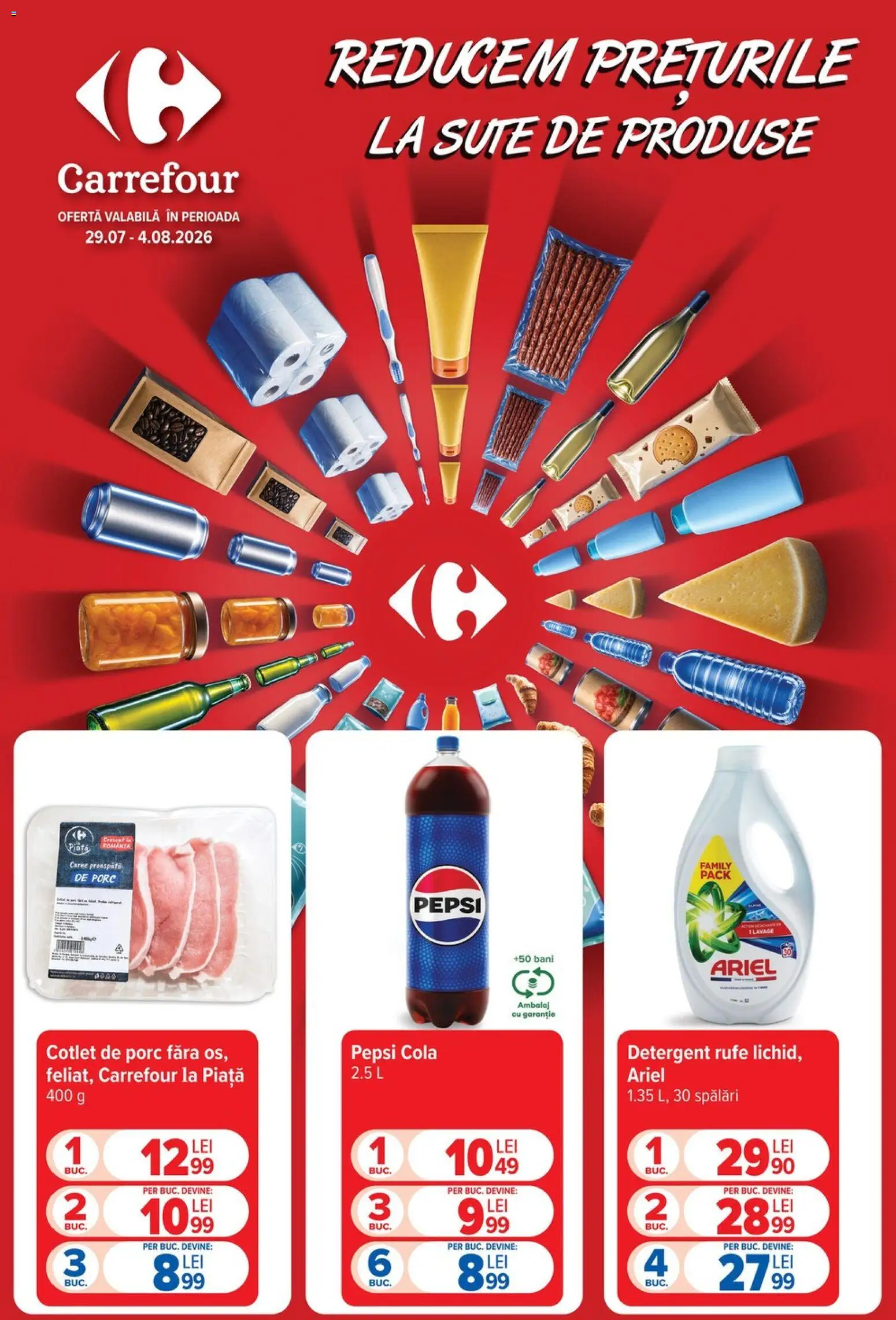 Noul catalog Carrefour – valabil de la 29.07.2026 | Pagină: 1