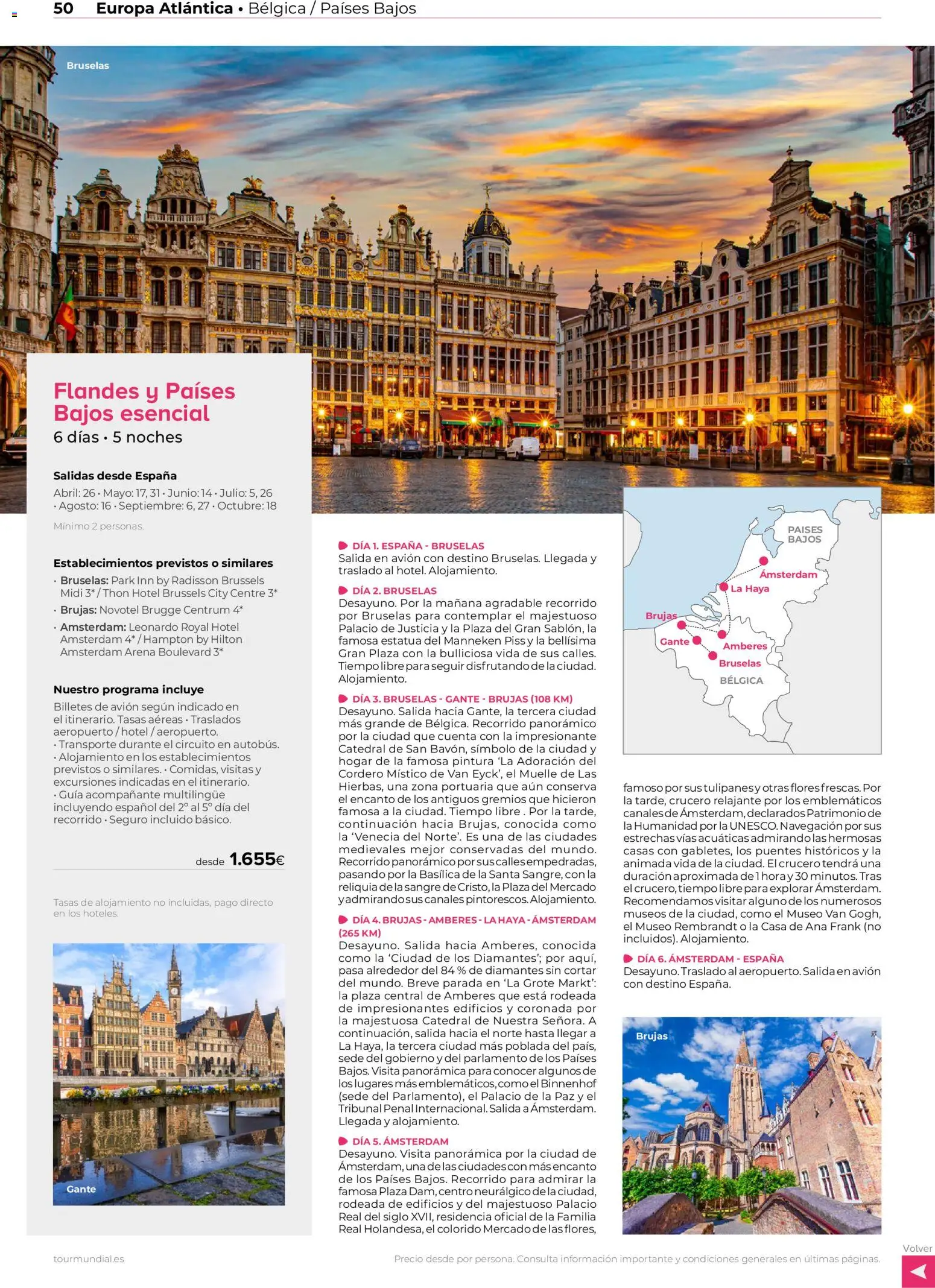 Viajes El Corte Inglés Europa │ válido desde el 01.01.2026 | Página: 50 | Productos: Φίλτρο καφέ, Navegación