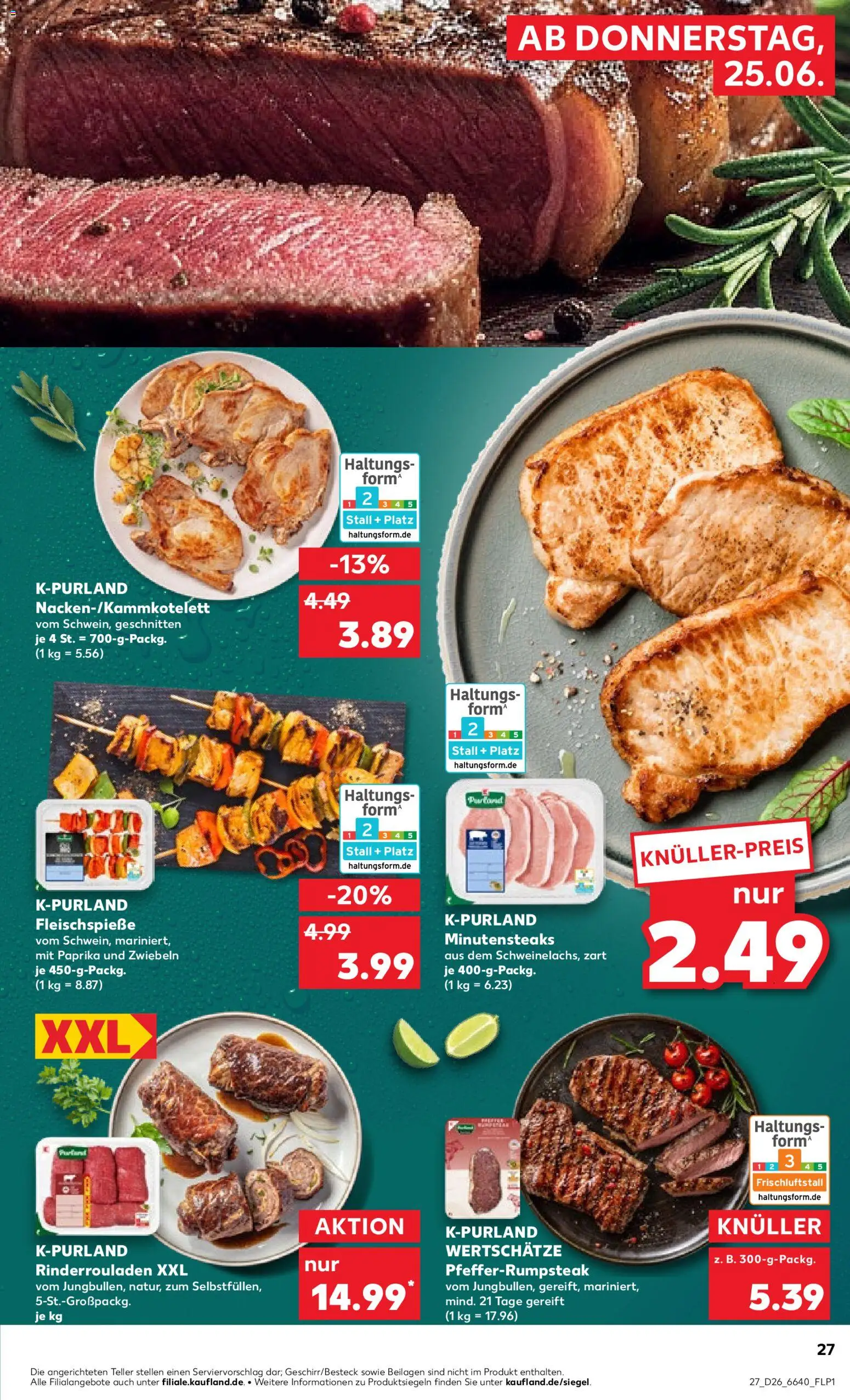 Kaufland Německo leták od 22.06.2026 | Strana: 27