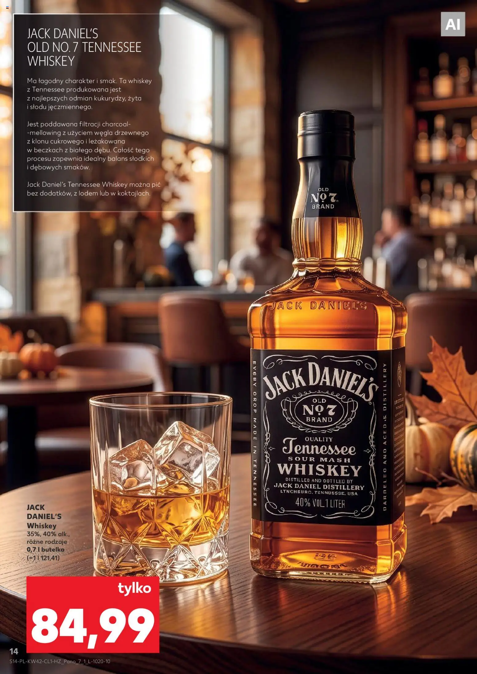 Kaufland Polsko leták - Barek od 15.10.2026 | Strana: 14 | Produkty: Whiskey, Jack Daniel’s