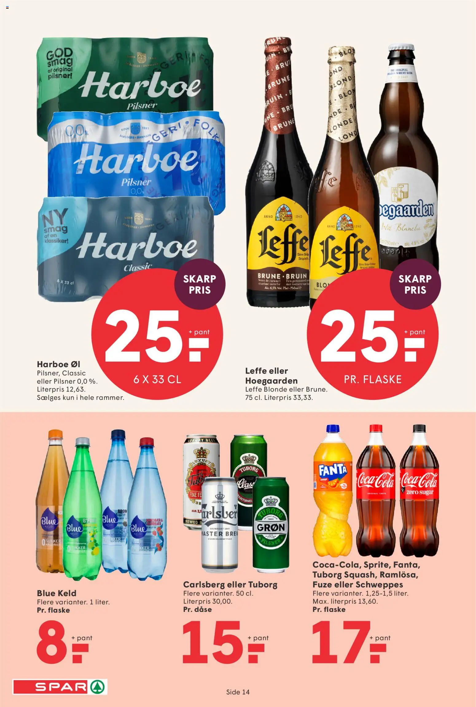 Spar tilbudsavis – gyldig fra 21/08/2026 | Side: 15 | Produkter: Øl, Fanta