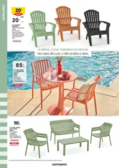 Pré-visualização Continente Verão A casa de toda a gente válido de 19.05.2026 | Página: 12 | Produtos: Cadeiras, Sofá, Mesa, Cadeira