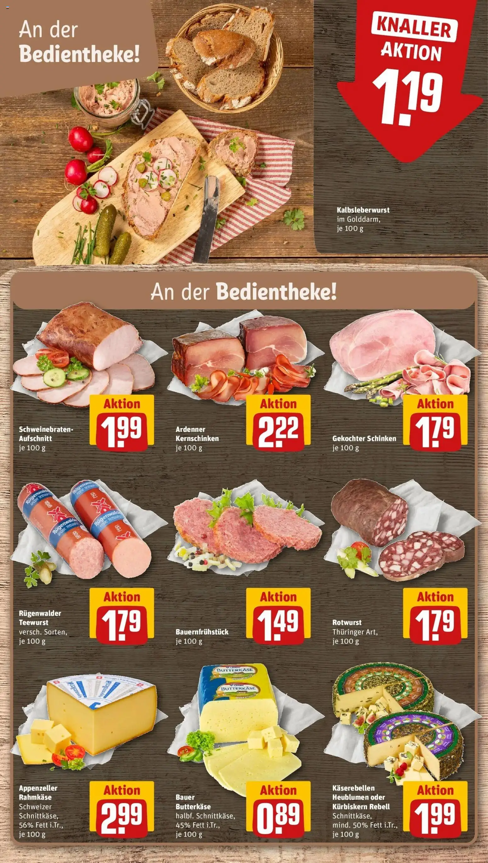REWE Prospekt ab 19.10.2026 zum Blättern » Angebote | Seite: 13 | Produkte: Schinken
