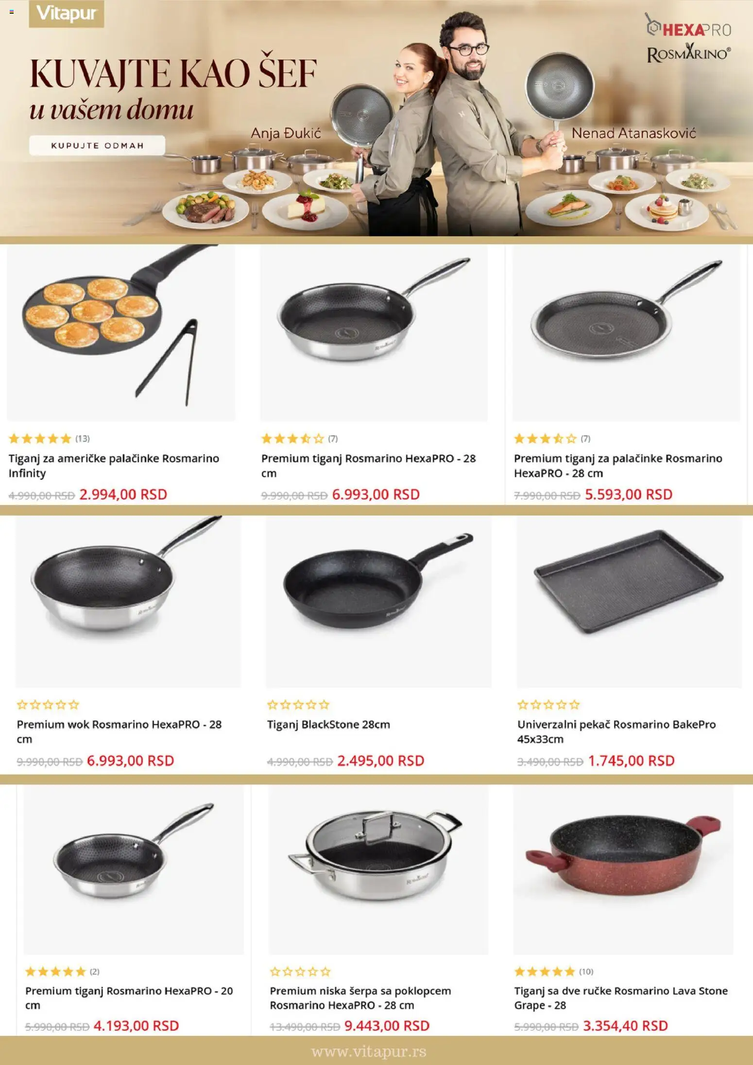Vitapur katalog - važi od 01.10.2026 | Strana: 2 | Proizvode: Tiganj za palačinke, Wok, Palačinke, Tiganj