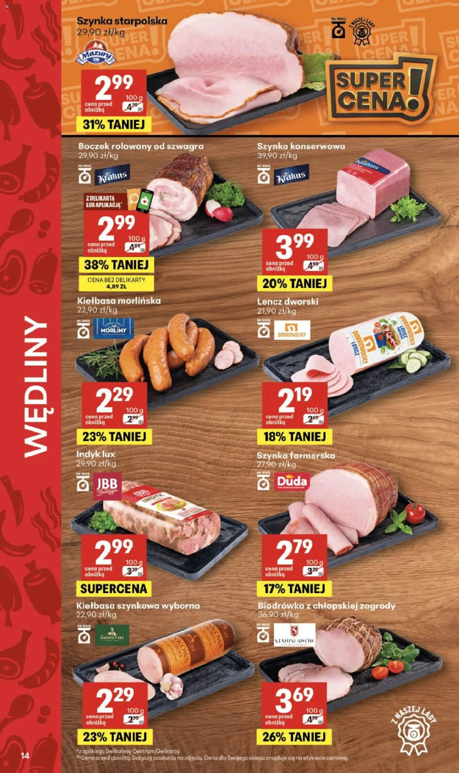 Delikatesy Centrum gazetka - Sklepy Własne od 15.10.2026 | Strona: 14