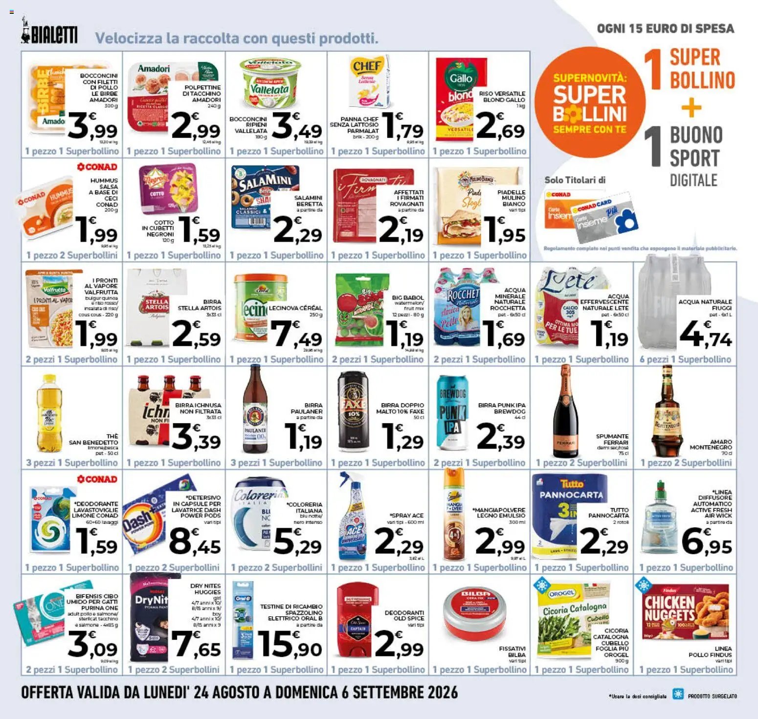 Volantino Conad del 26/08/2026 | Pagina: 22
