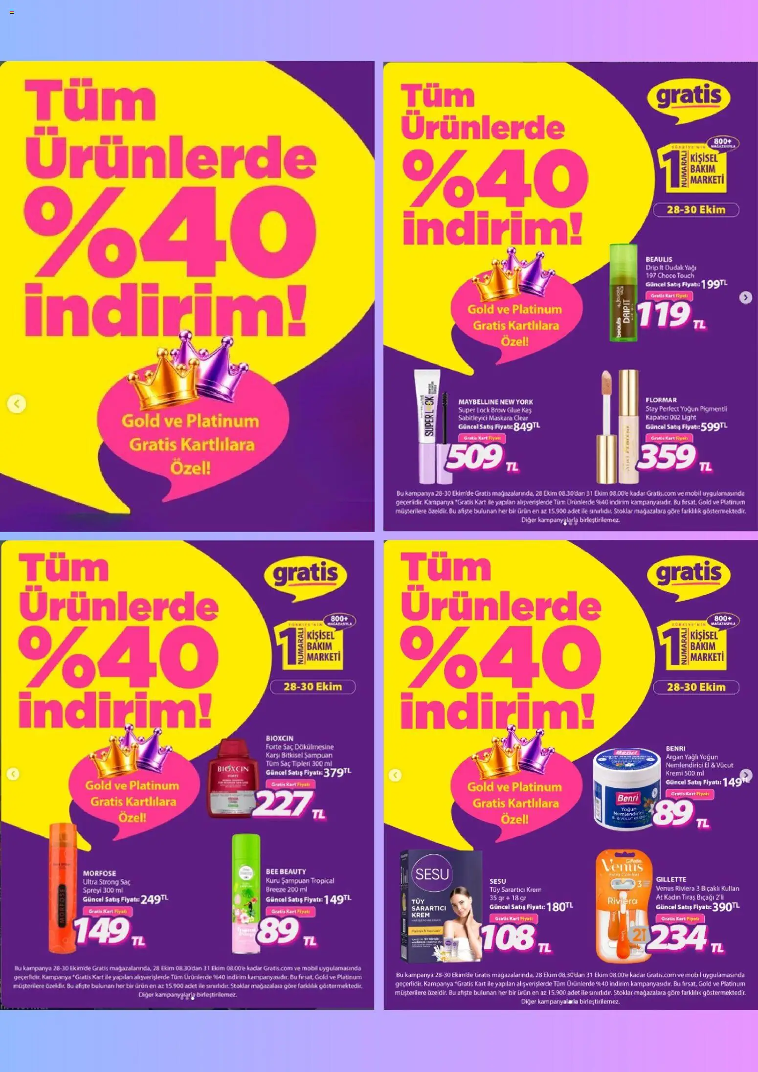 Gratis Katalog - 28 Ekim 2026 tarihinden itibaren geçerlidir | Sayfa: 3 | Ürünler: Şampuan, Vücut kremi, Kuru şampuan, Kapatıcı