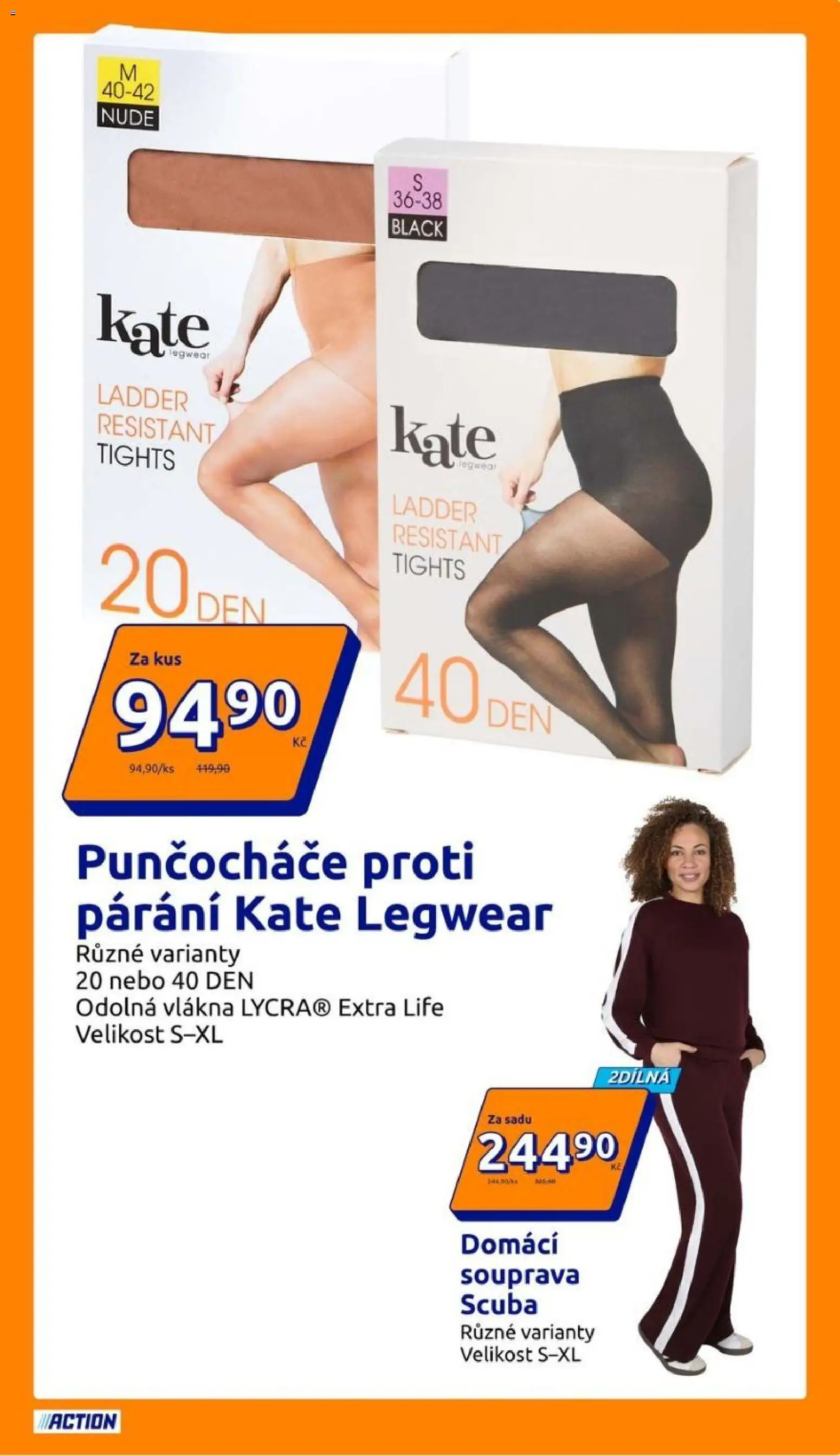 Action leták od 28.10.2026 | Strana: 19 | Produkty: Punčocháče