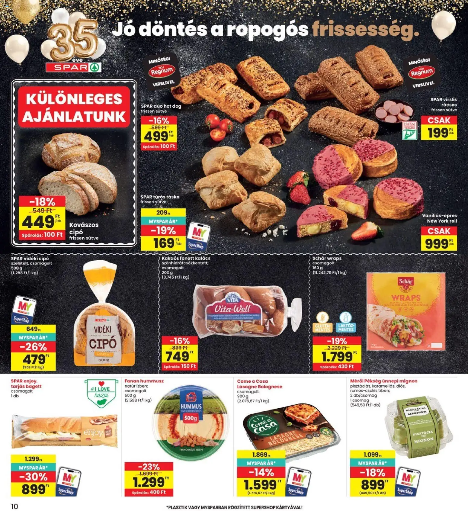 Interspar akciós ujság - amely érvényes a következő dátumtól: 2026.09.10. | Oldal: 10