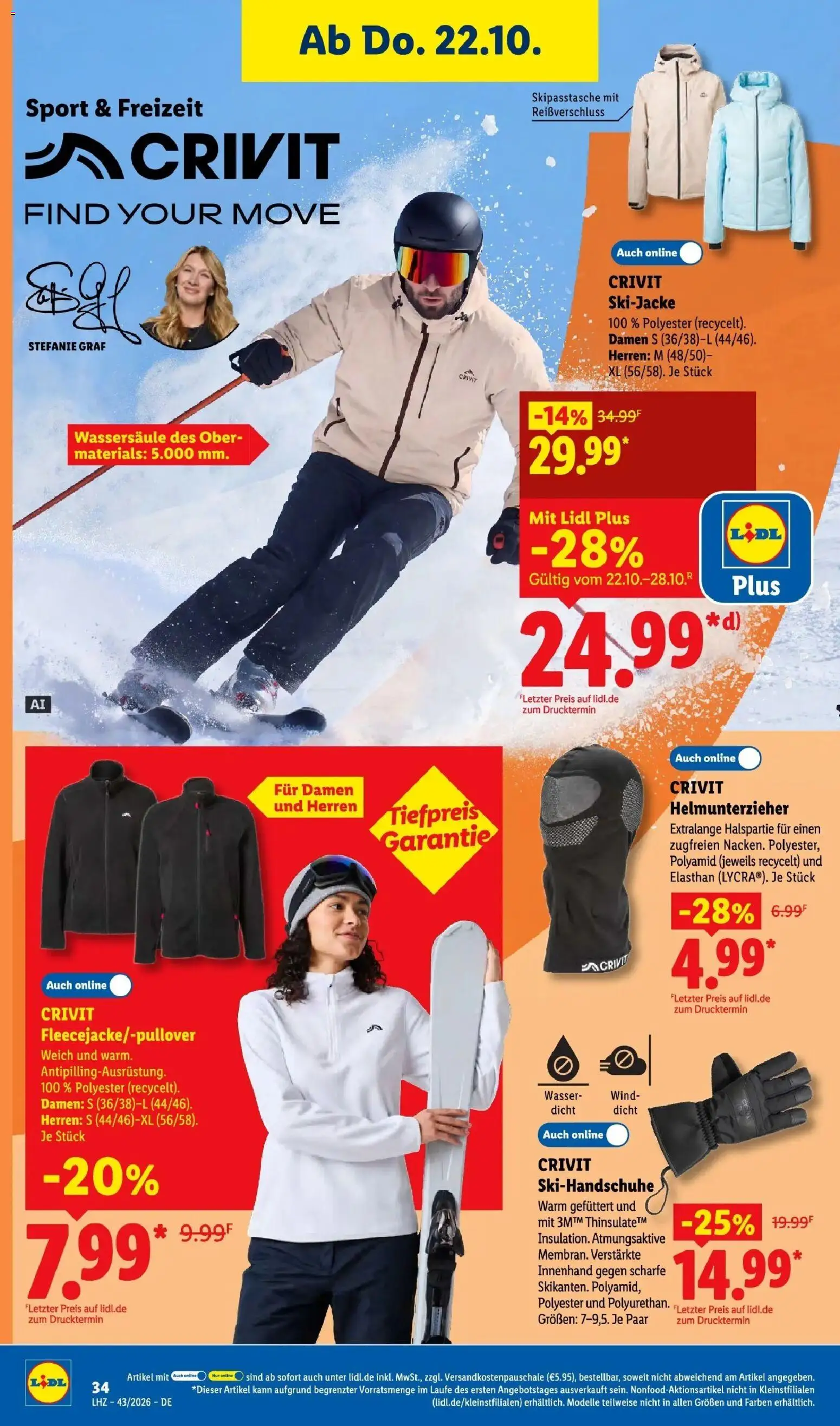 Lidl Prospekt Mahlow (ab 19.10.2026) zum Blättern » Angebote | Seite: 52 | Produkte: Ski, Wasser