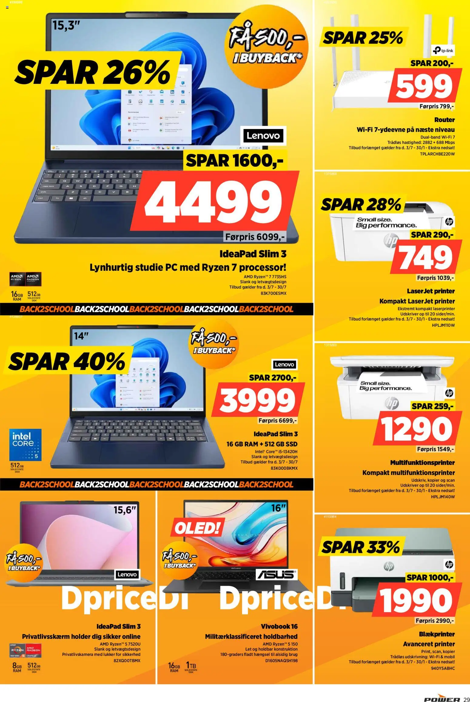 Power tilbudsavis – gyldig fra 17/07/2026 | Side: 29 | Produkter: Processor, PC, Printer, SSD
