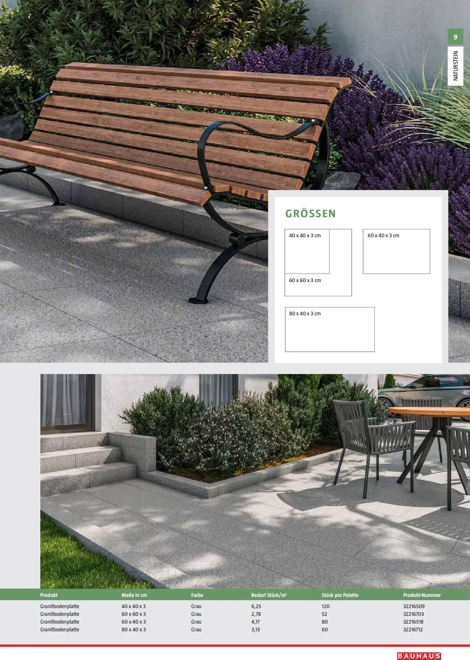 Bauhaus Gartenbaumaterialien gültig ab 01.04.2026 | Seite: 9