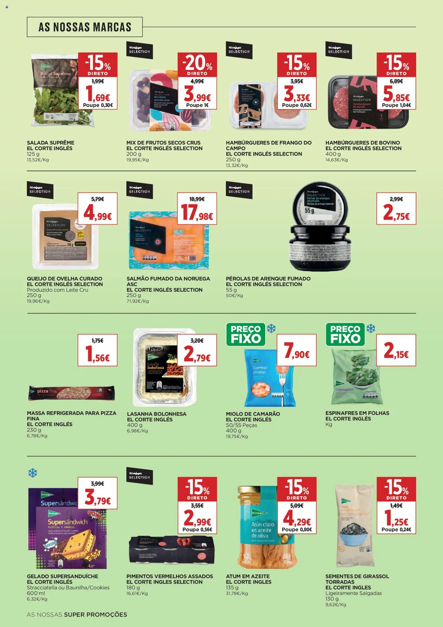 El Corte Ingles folheto │ válido de 02/10/2026 | Página: 26 | Produtos: Salmão fumado, Azeite, Arenque, Lasanha