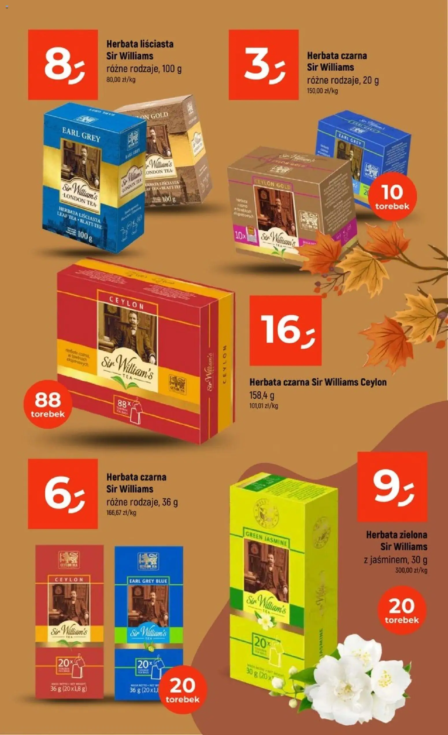 Dealz gazetka - Jesienna Rozgrzewka od 01.10.2026 | Strona: 25 | Produkty: Herbata czarna, Herbata liściasta, Herbata zielona, Herbata