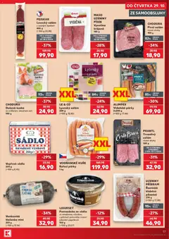 Náhled letáku MASO UZENINY PÍSEK Vysočina krájená, 100 g od 29.10.2026 | Strana: 17