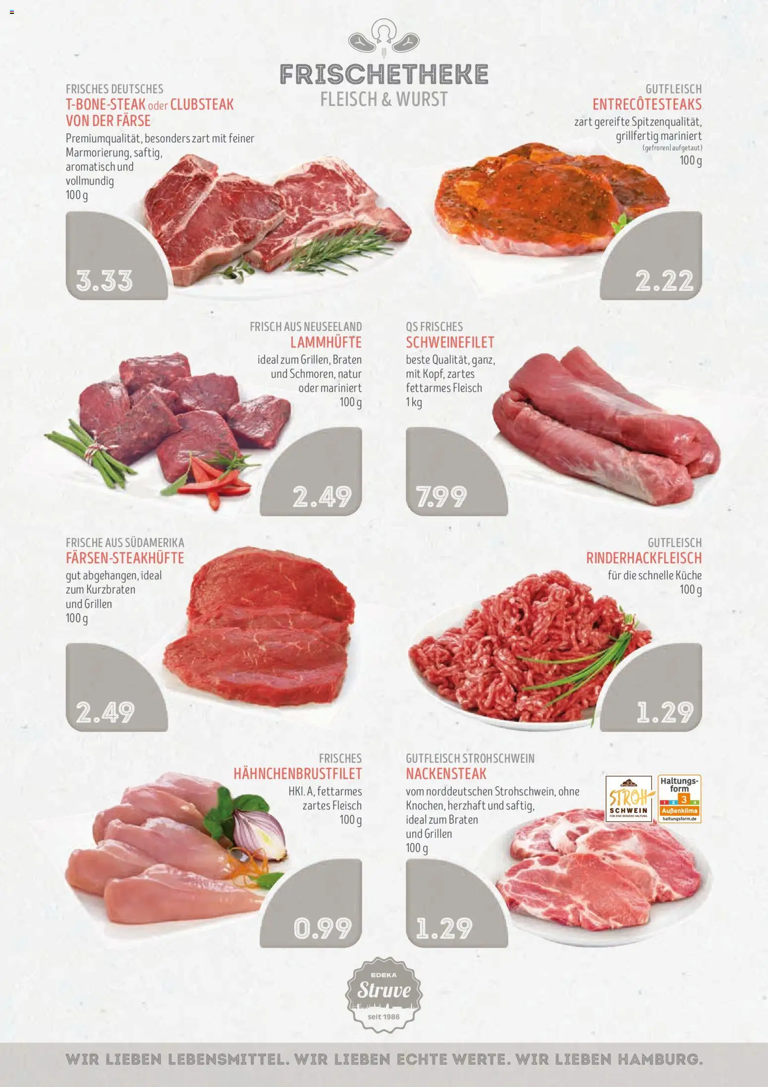 Edeka Struve Prospekt – gültig ab 08.06.2026 | Seite: 6 | Produkte: Küche, Schweinefilet, Wurst, Fleisch