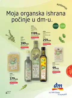 dmBio hladno presovano jestivo suncokretovo ulje nativ, Suncokretovo ulje nativ 500 ml - pregled DM Drogerie kataloga - važi od 19.02.2026 | Strana: 52