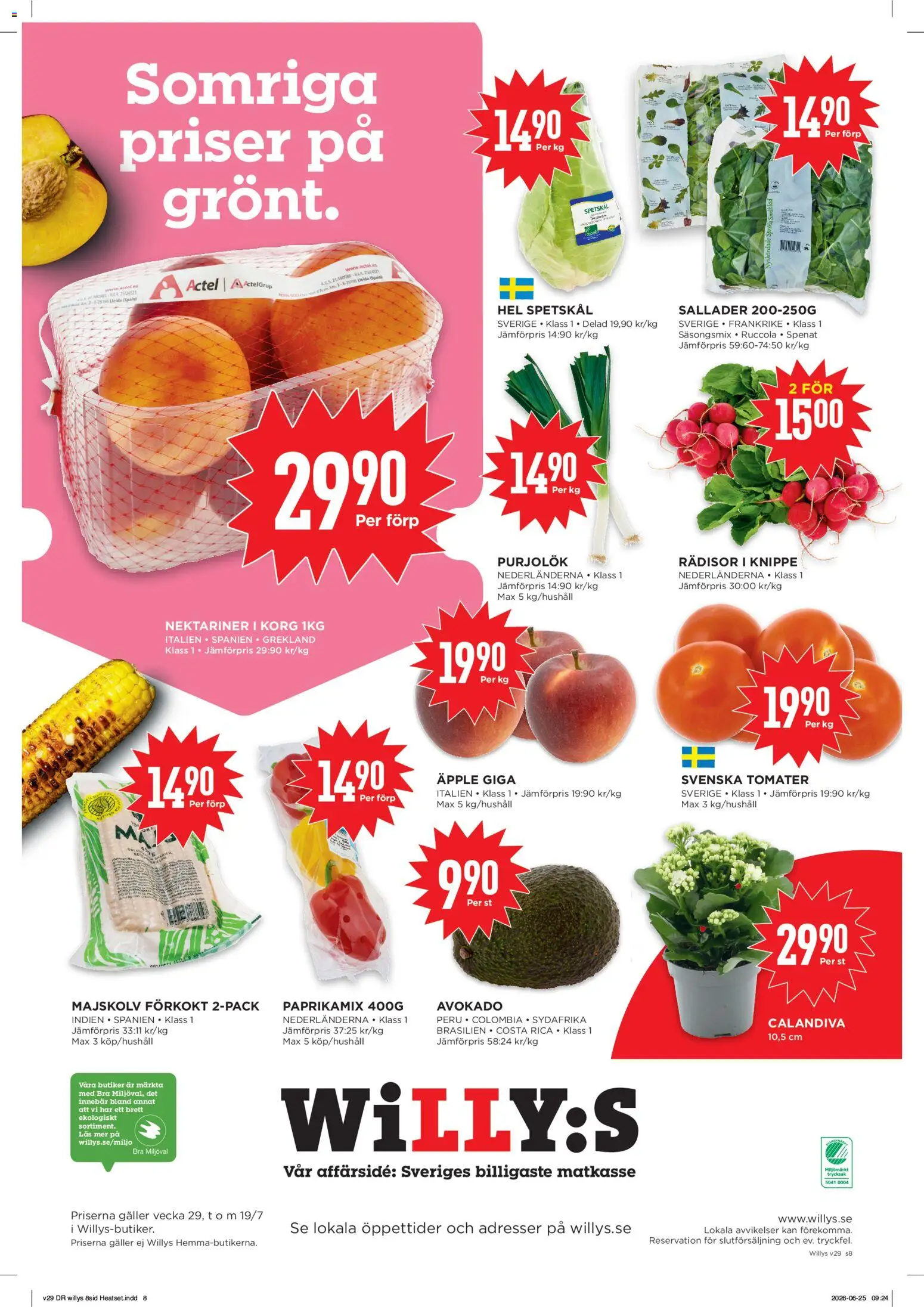 Willys reklamblad aktuell från 13/07/2026 | Sida: 8