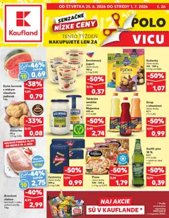 Kaufland leták platný od 25.06.2026
