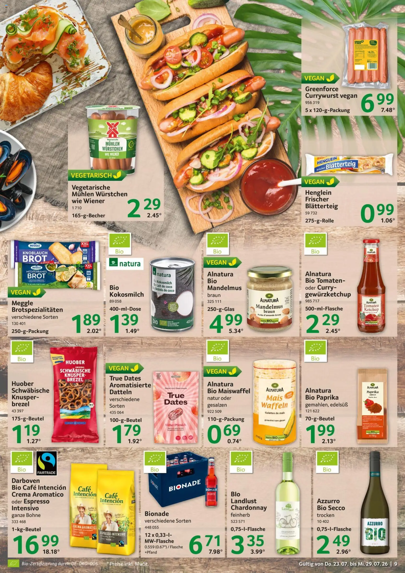 Selgros Prospekt – gültig ab 23.07.2026 | Seite: 9 | Produkte: Tomaten, Bionade, Pfirsich, Ketchup