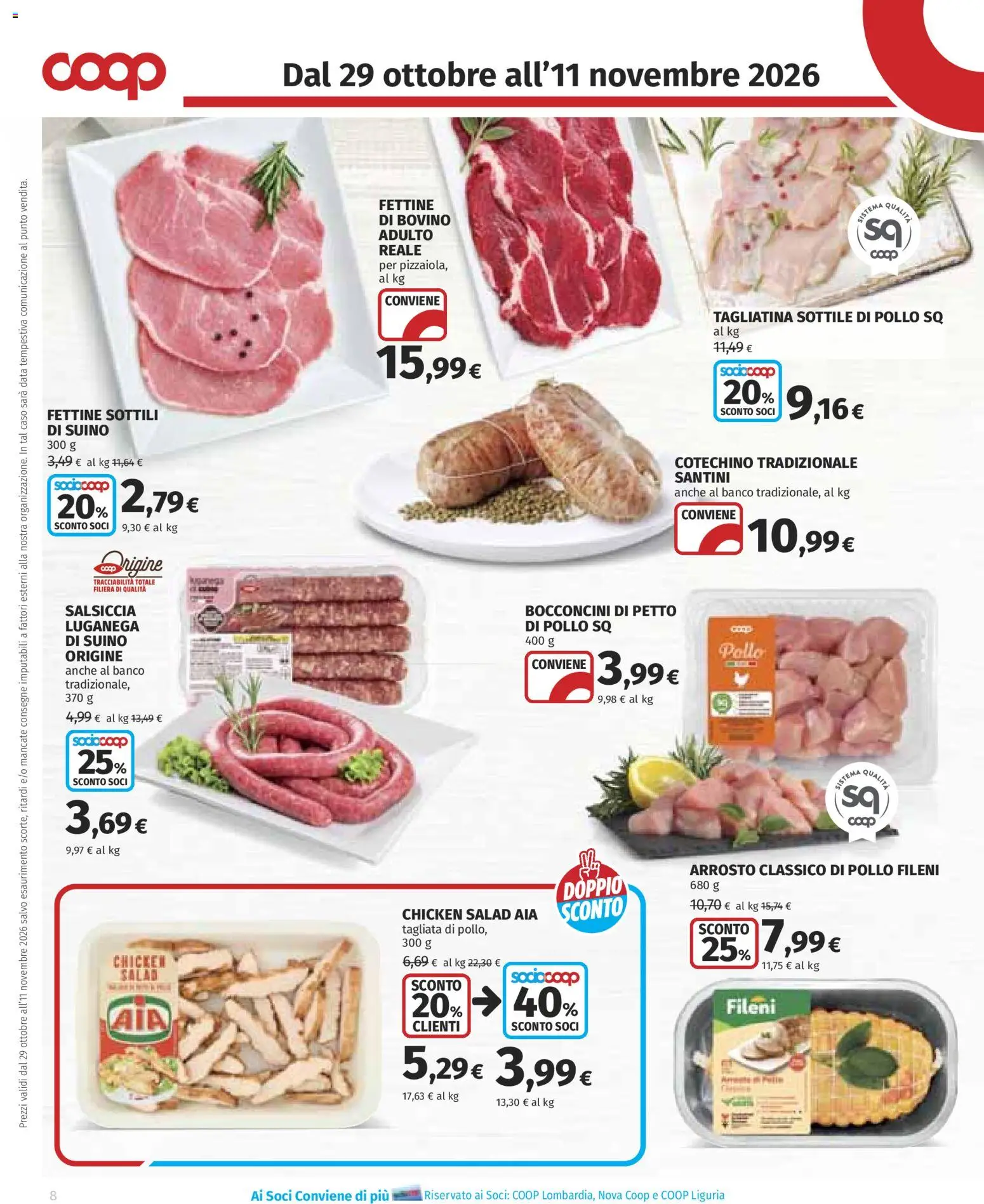 Volantino COOP del 29/10/2026 | Pagina: 8