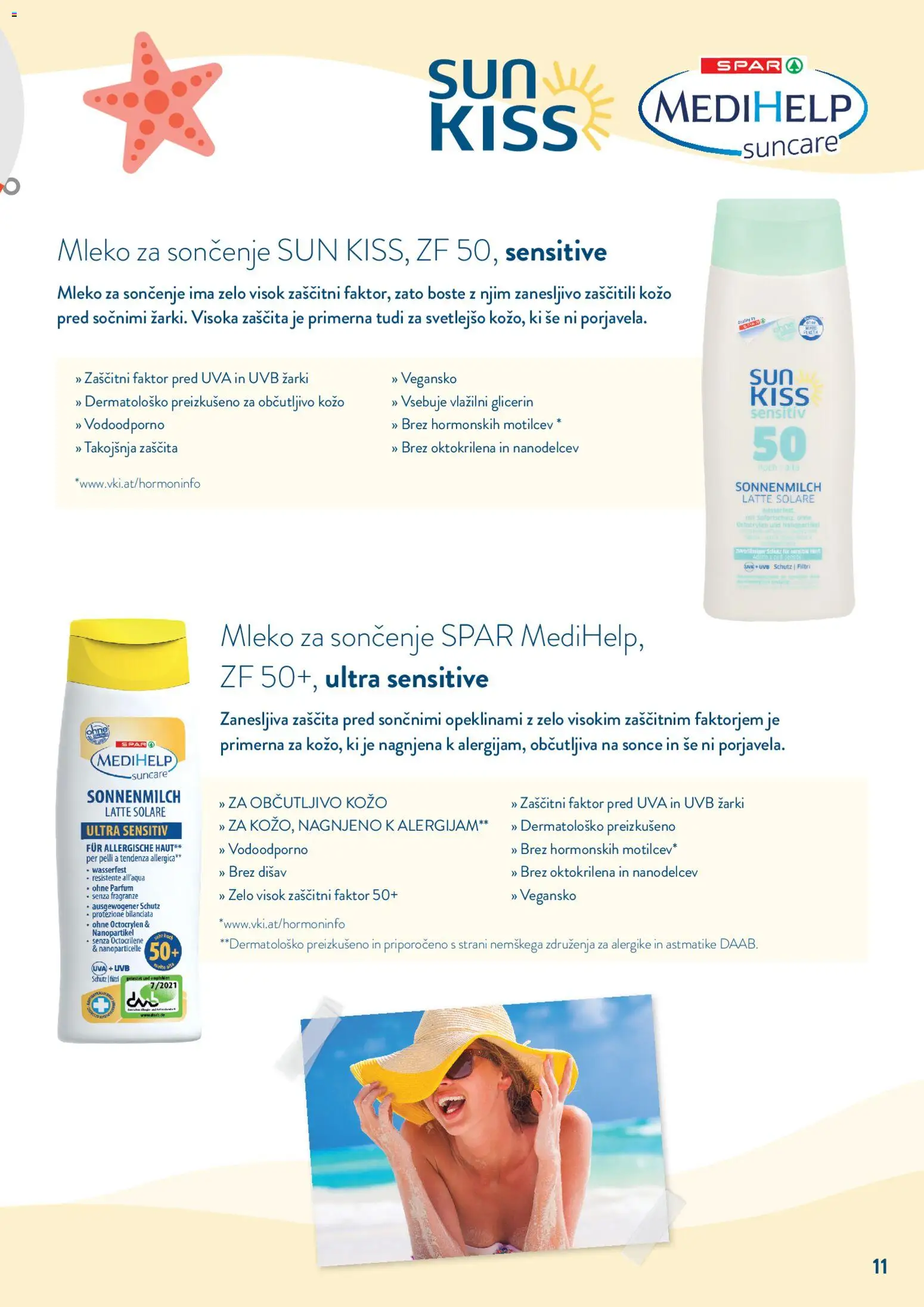 Novi Spar katalog ponudbe – veljaven od 16.04.2026 | Stran: 11 | Izdelki: Parfum, Mleko