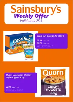 Preview of Sainsbury's - Weekly offers valid from 19.05.2026 | Page: 3 | Products: Chicken, Orange