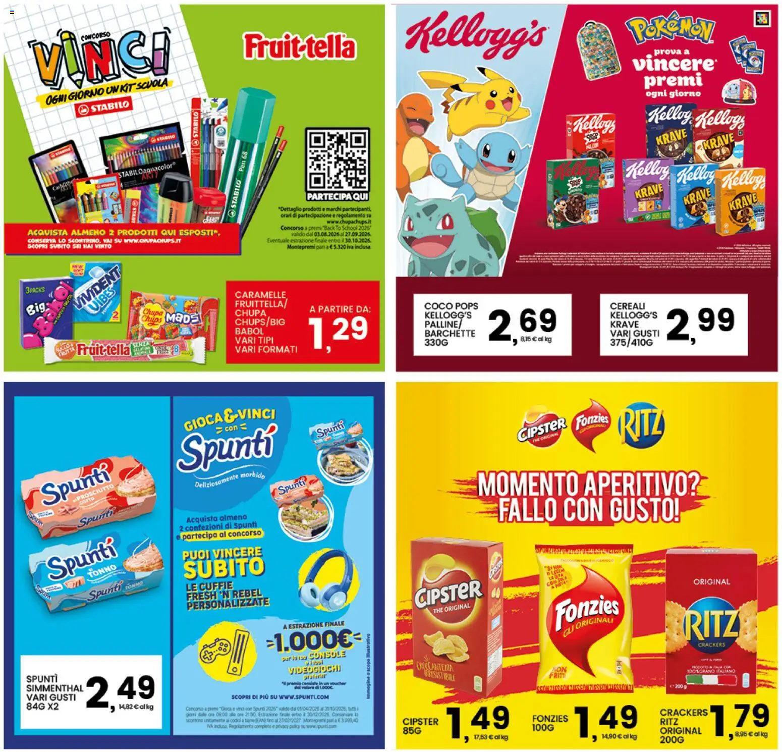 Volantino Interspar del 31/08/2026 | Pagina: 29 | Prodotti: Caramelle, Prosciutto, The, Aperitivo