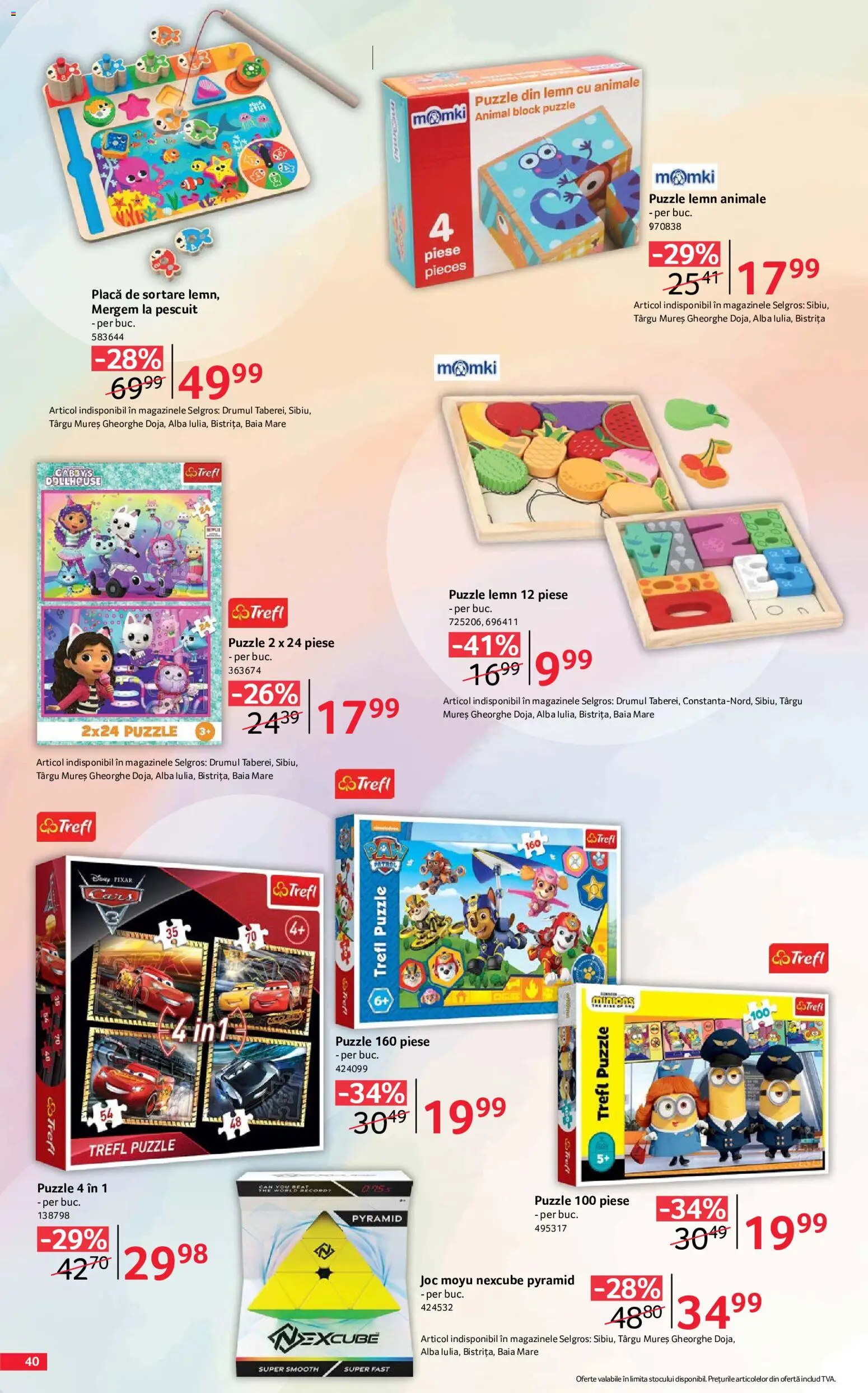 Noul catalog Selgros – valabil de la 07.08.2026 | Pagină: 40 | Produse: Joc