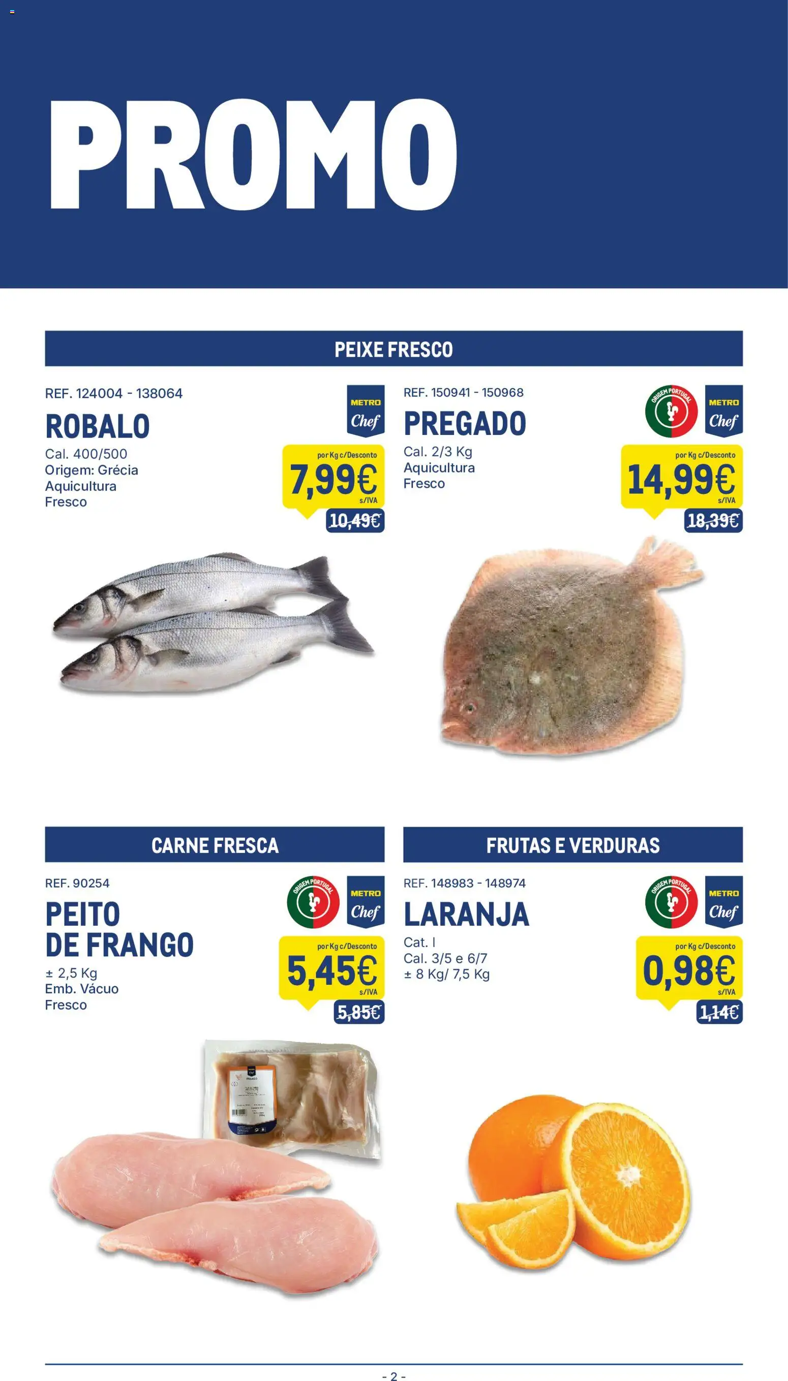 Makro folheto │ válido de 15/09/2026 | Página: 2 | Produtos: Frango, Frutas, Peixe, Carne