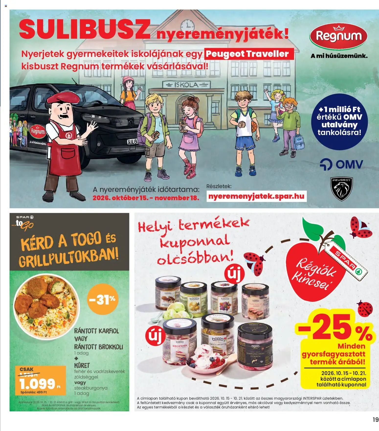Interspar akciós ujság - amely érvényes a következő dátumtól: 2026.10.15. | Oldal: 19